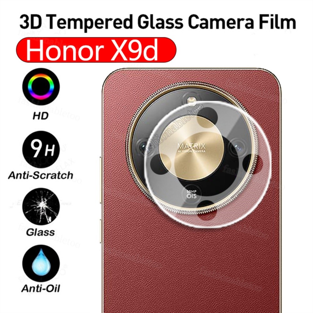 สําหรับ HonorX9D 2025 3D เลนส์กล้องกระจกนิรภัยคลุมทั้งหมดป้องกันฟิล์มสําหรับ Huawei Honor X9D X7D X9