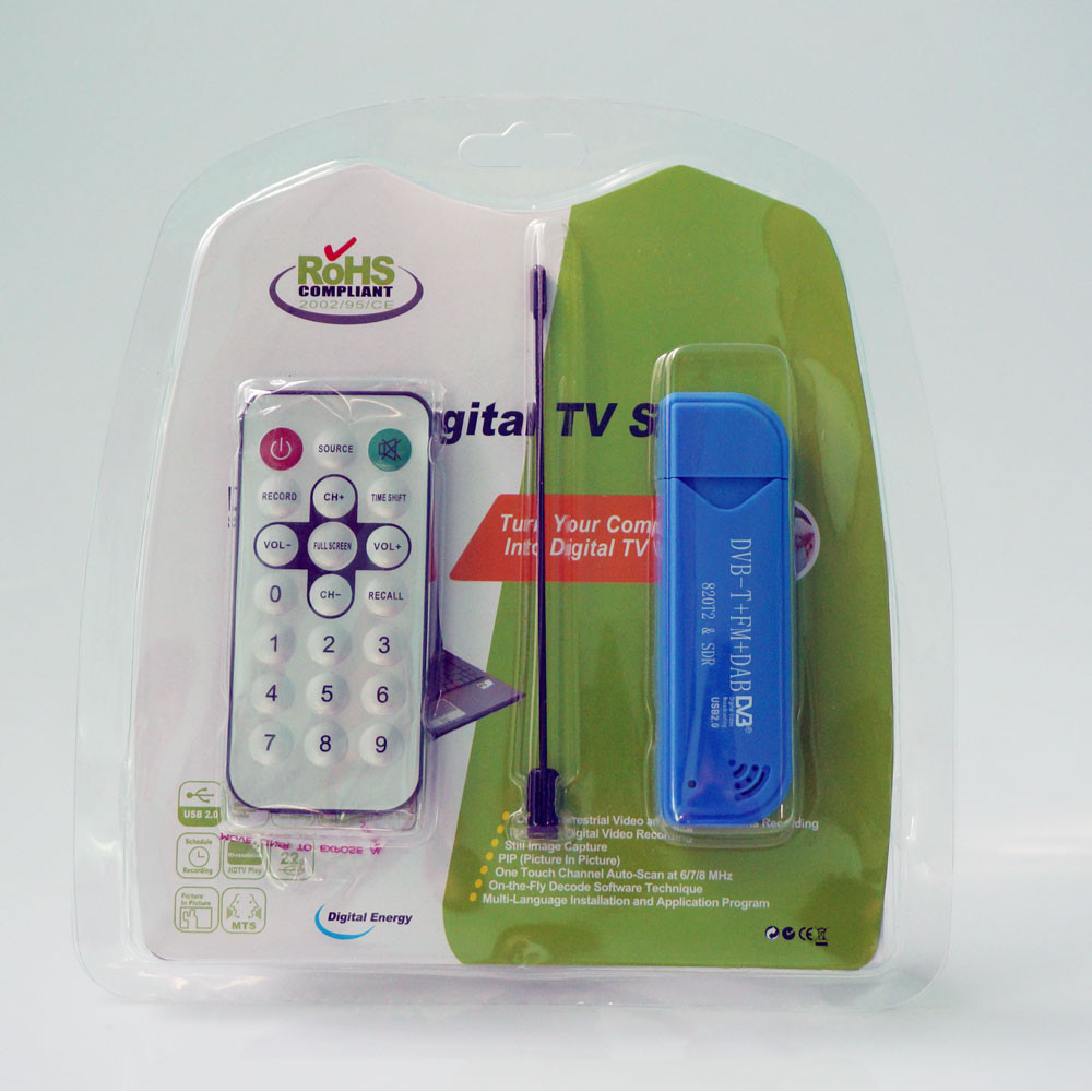 ซอฟต์แวร์วิทยุ RTL2832U+R820T2 RTL-SDR ADS-B DVB-T DAB SDR Receiver