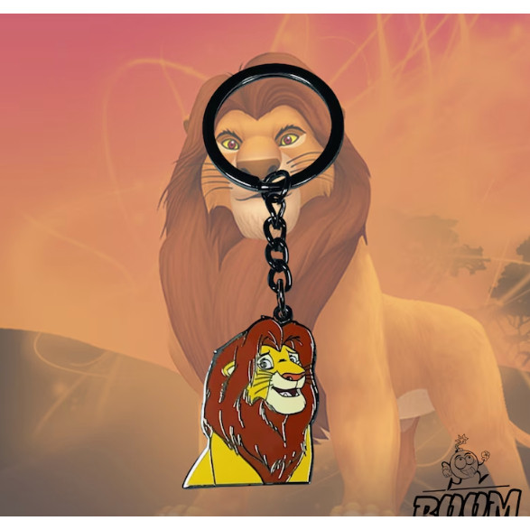 พวงกุญแจ Lion king พวงกุญแจ Mufasa พวงกุญแจ The Lion King พวงกุญแจ Majestic Disney Fantasy ของขวัญที