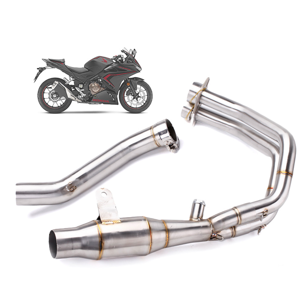 สําหรับ HONDA CB500X CBR500 CB500F CBR500R 2013-2019 รถจักรยานยนต์ไอเสีย Header Link Tube เชื่อมต่อท