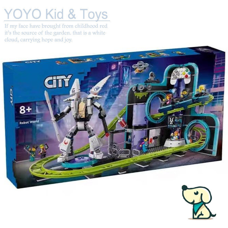 YOYO YZ8X ใช้งานร่วมกับ 60421 Robot World Building blocks EC2