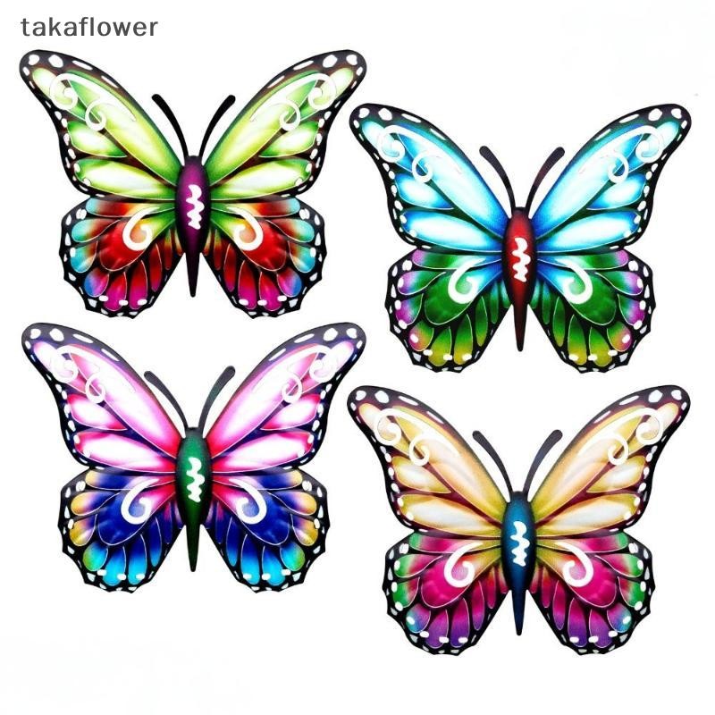 Takaflower 2D โลหะ Wall Art Decor สําหรับห้องนั่งเล่นสวนกลางแจ้งในร่มผนังตกแต่งใหม่