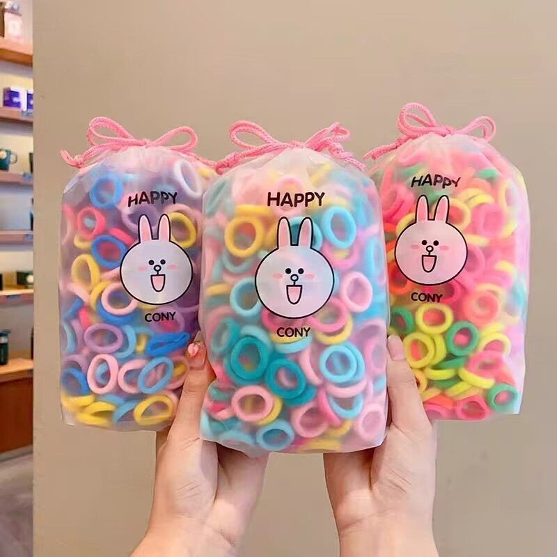 ผ้าขนหนูแหวนผูกผมสำหรับเด็ก ไม่ทำให้เส้นผมบาดเจ็บ ยืดหยุ่นและทนทาน z73