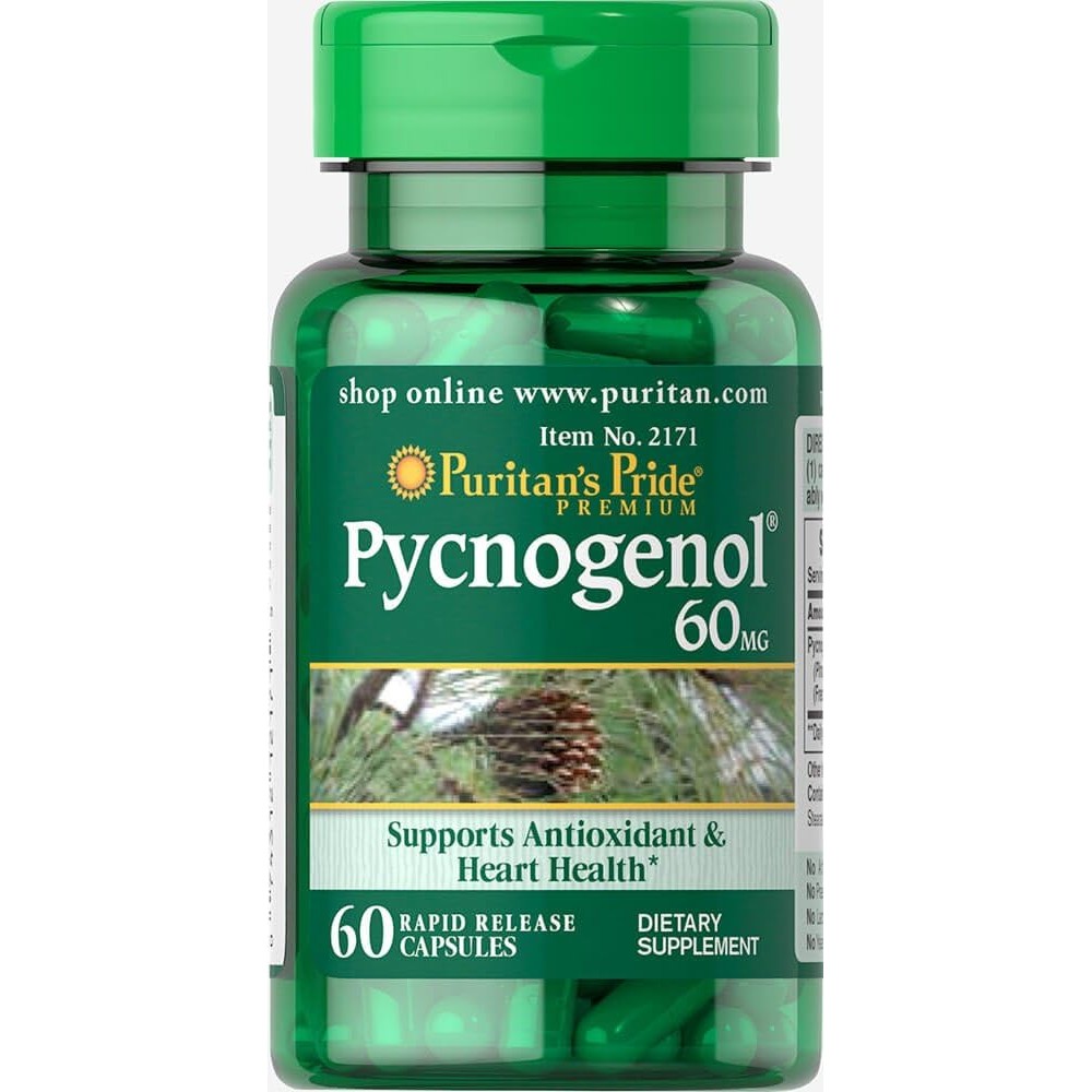 Puritan's Pride Pycnogenol 60 mg-60 Capsules