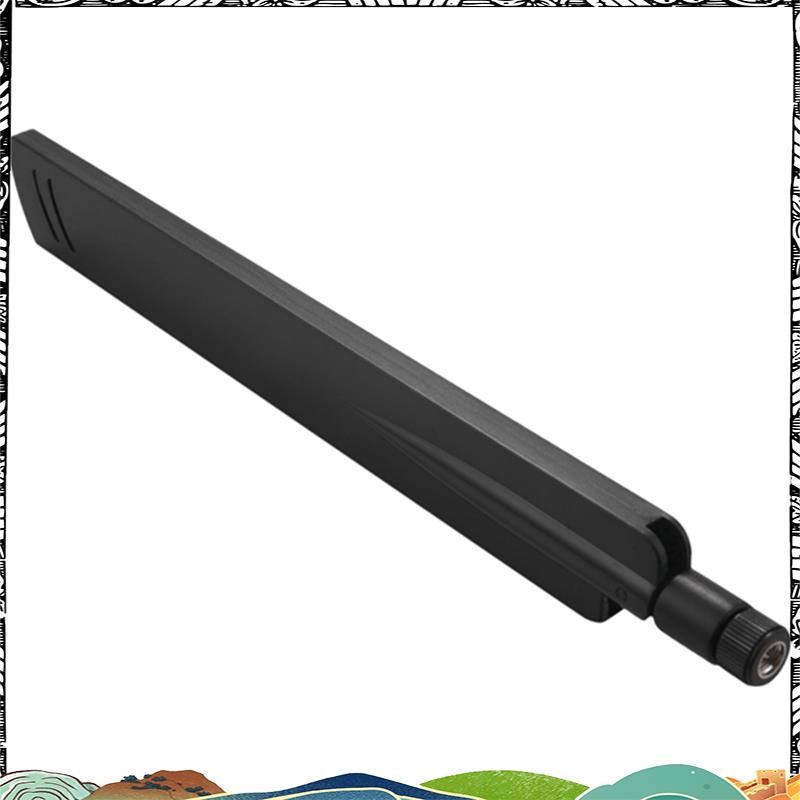 Super 18 Dbi 2.4Ghz เสาอากาศเครื่องขยายเสียง Wlan Router Connector Booster, สีดํา
