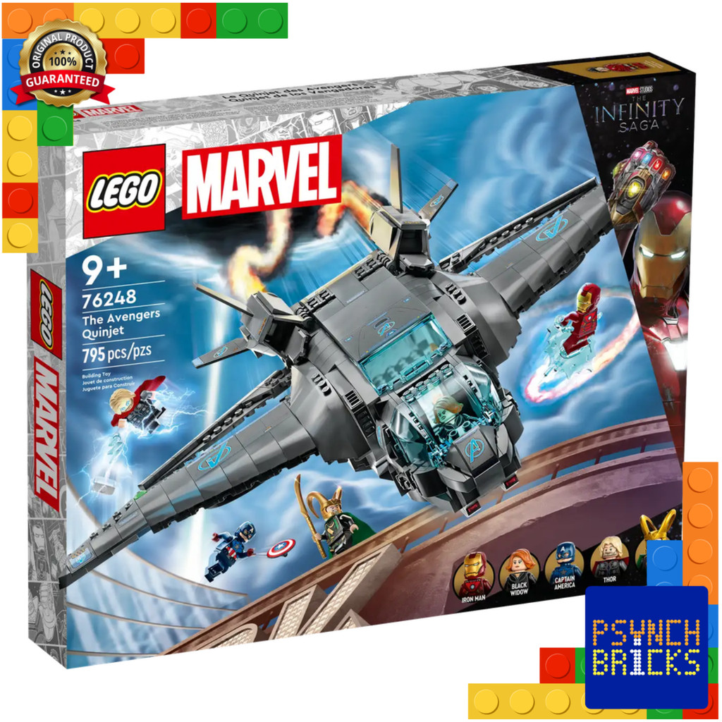 LEGO Marvel 76248 The Avengers Quinjet (ของแท้-พร้อมส่ง)
