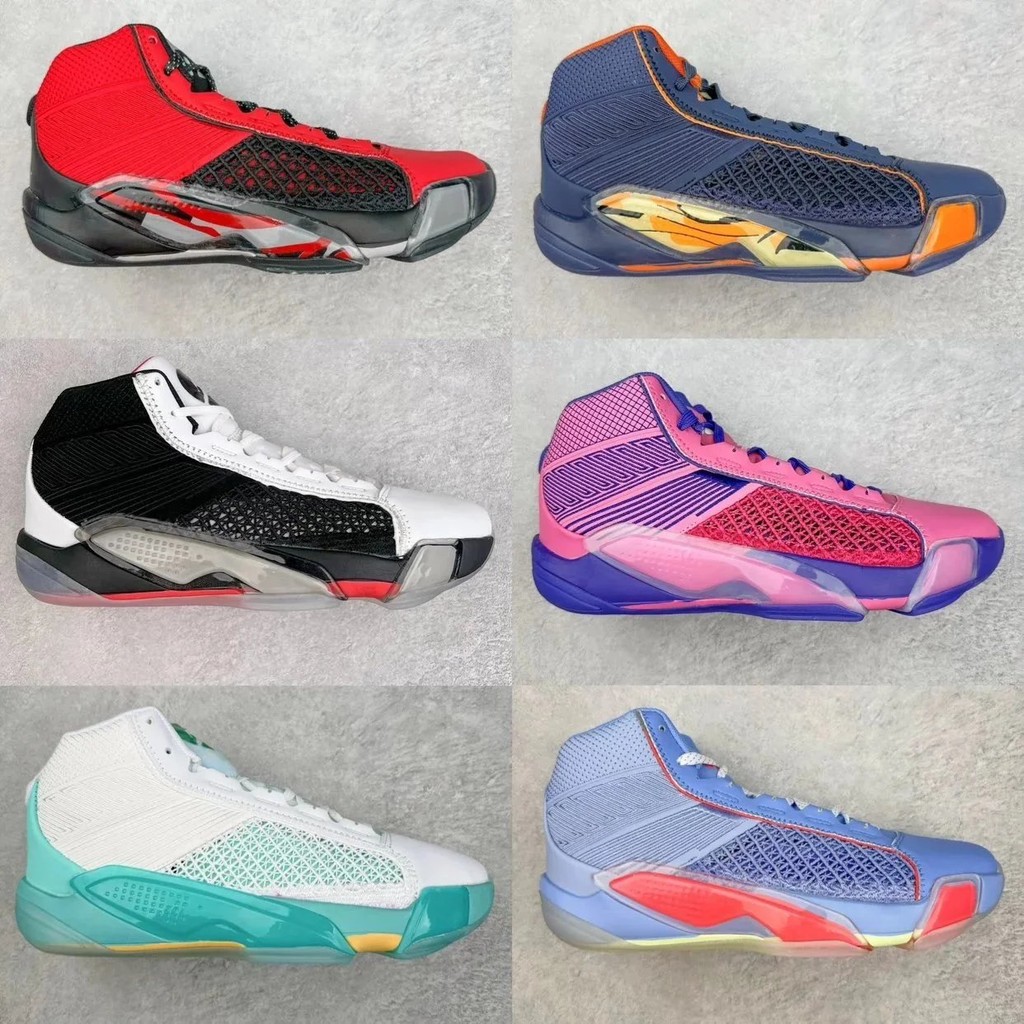 รองเท้าAJ38 รุ่นท็อป Air Jordan AJ38 รองเท้าบาสเก็ตบอลสำหรับผู้ชาย สไตล์Street