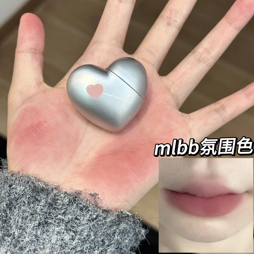 BLACK NANA Love Lipstick Matte Matte Velvet Lip Glaze Student Party Grey ลิปสติกราคาถูก 25.9.22