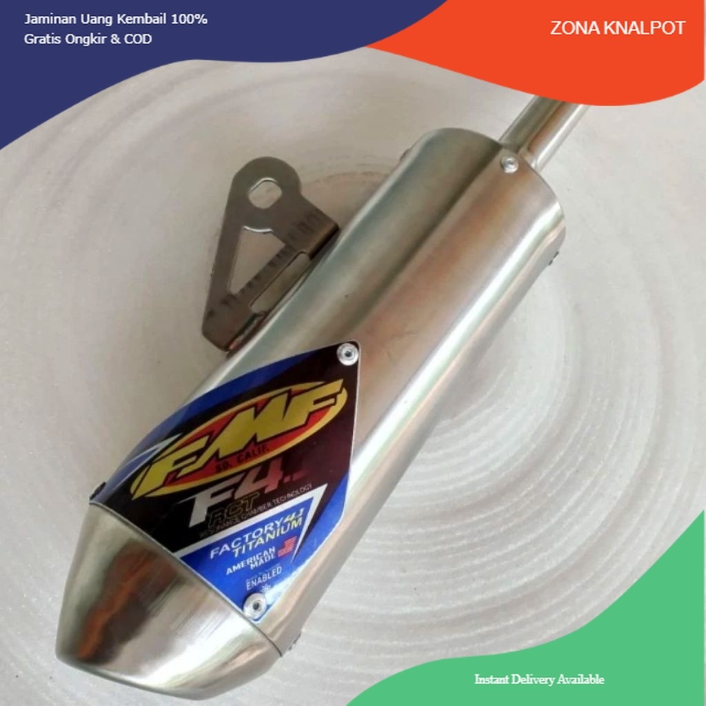 ท่อไอเสีย Arrester Canister / Conical FMF F4.1 สําหรับ TS 125 DT 125 KMX 125