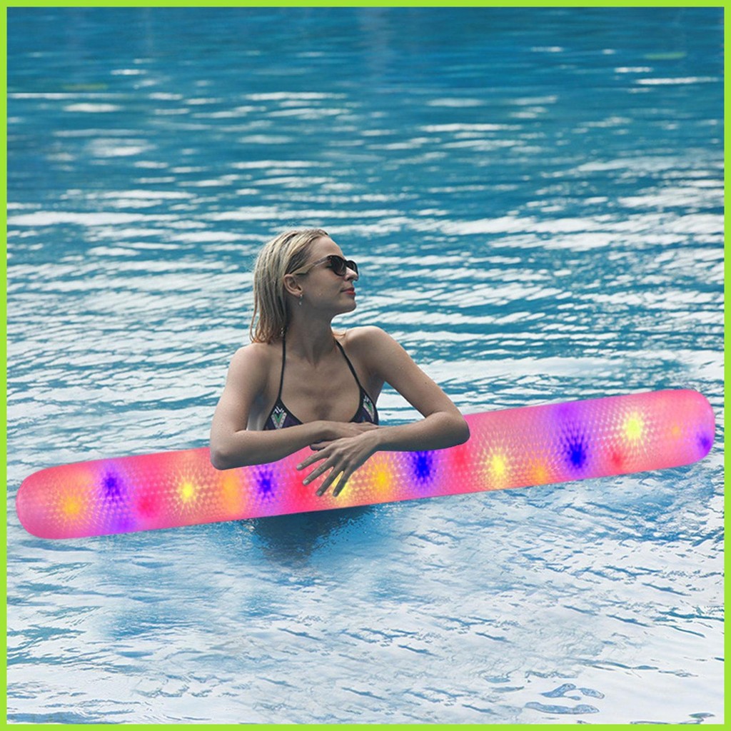 Blow-up Pool Noodles Blow Up Pool PVC Noodles Giant Outdoor Water Toy สําหรับผู้หญิงผู้ชายว่ายน้ํา B