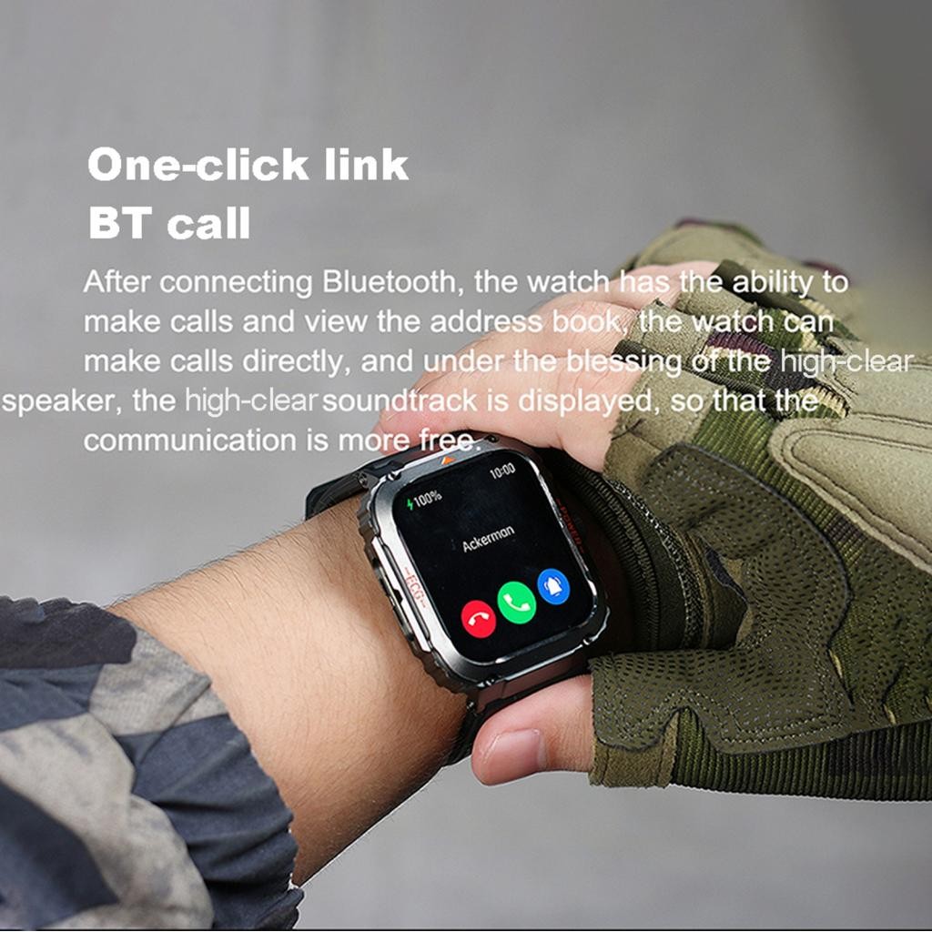 LocalCamera-th Smart Watch 1.92 นิ้วหน้าจอ TFT สูงการตรวจสุขภาพหน้าจอสุขภาพการตรวจสอบการนอนหลับการนอ