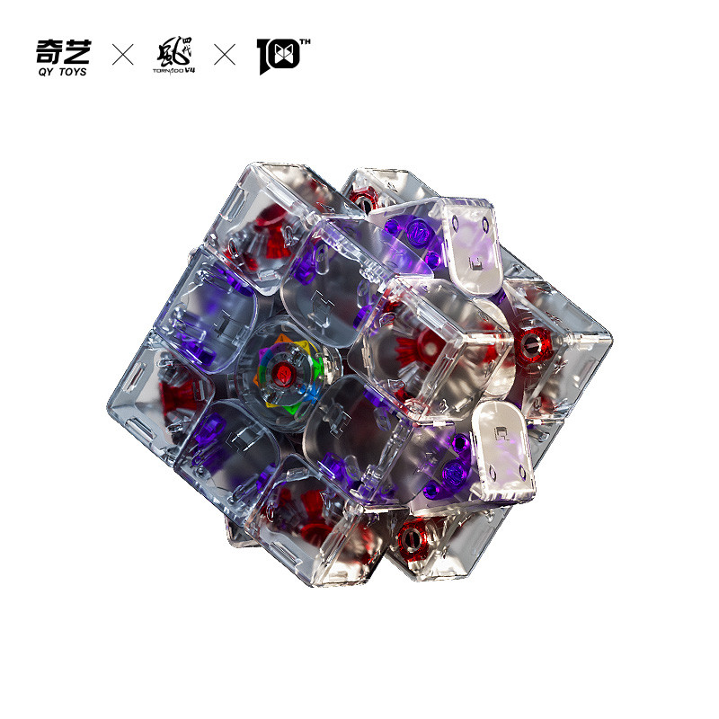 2025 QiYi Tornado V4 M 3x3 Cube Pioneer 10th Anniversary Edition ( Global Limited To 1200)
