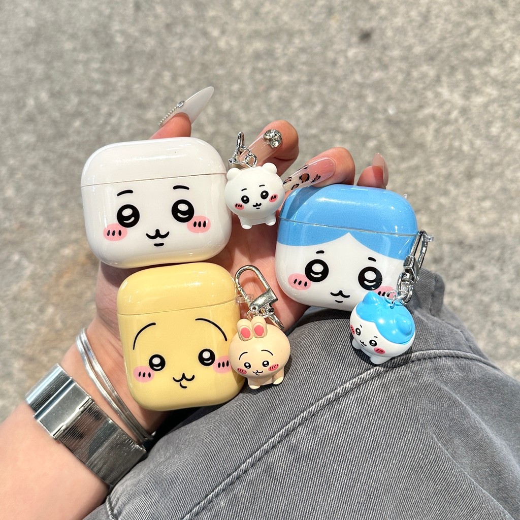 น่ารัก chikawa สําหรับ airpodspro3 2025 เคสป้องกัน airpods4 เคสป้องกัน pro2 ชุดหูฟังบลูทูธกรณี aipod