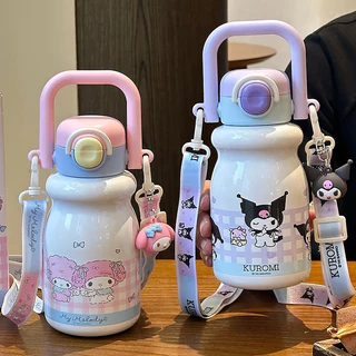 VQO8 กระติกน้ําสูญญากาศสําหรับเด็ก คุโรมิ น่ารัก นักเรียนประถม สาวพิเศษ มูลค่าสูง 316 สแตนเลสถ้วยดื่มคู่
