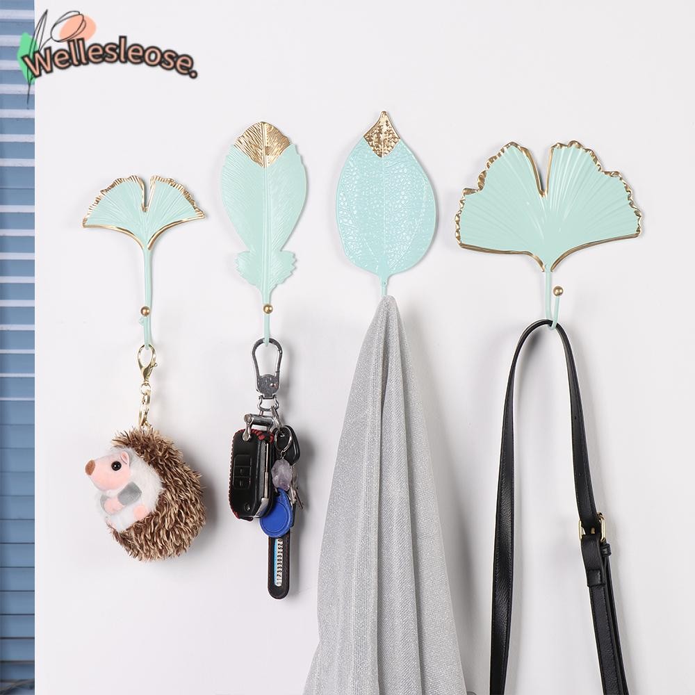 WELLE ตะขอเหล็กดัดสําหรับผ้าเช็ดตัวเสื้อผ้าสไตล์นอร์ดิกของขวัญแขวนผนัง