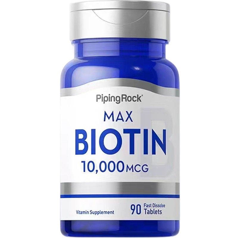 อเมริกัน Pono Biotin Biotin Anti-Hair Loss วิตามิน B7 Anti-Hair Loss ผมแคปซูล Reject BalBeauty 中东西素防