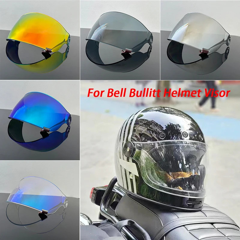 สําหรับ Bell Bullitt หมวกกันน็อค Visor Face รถจักรยานยนต์หมวกกันน็อคโล่เลนส์