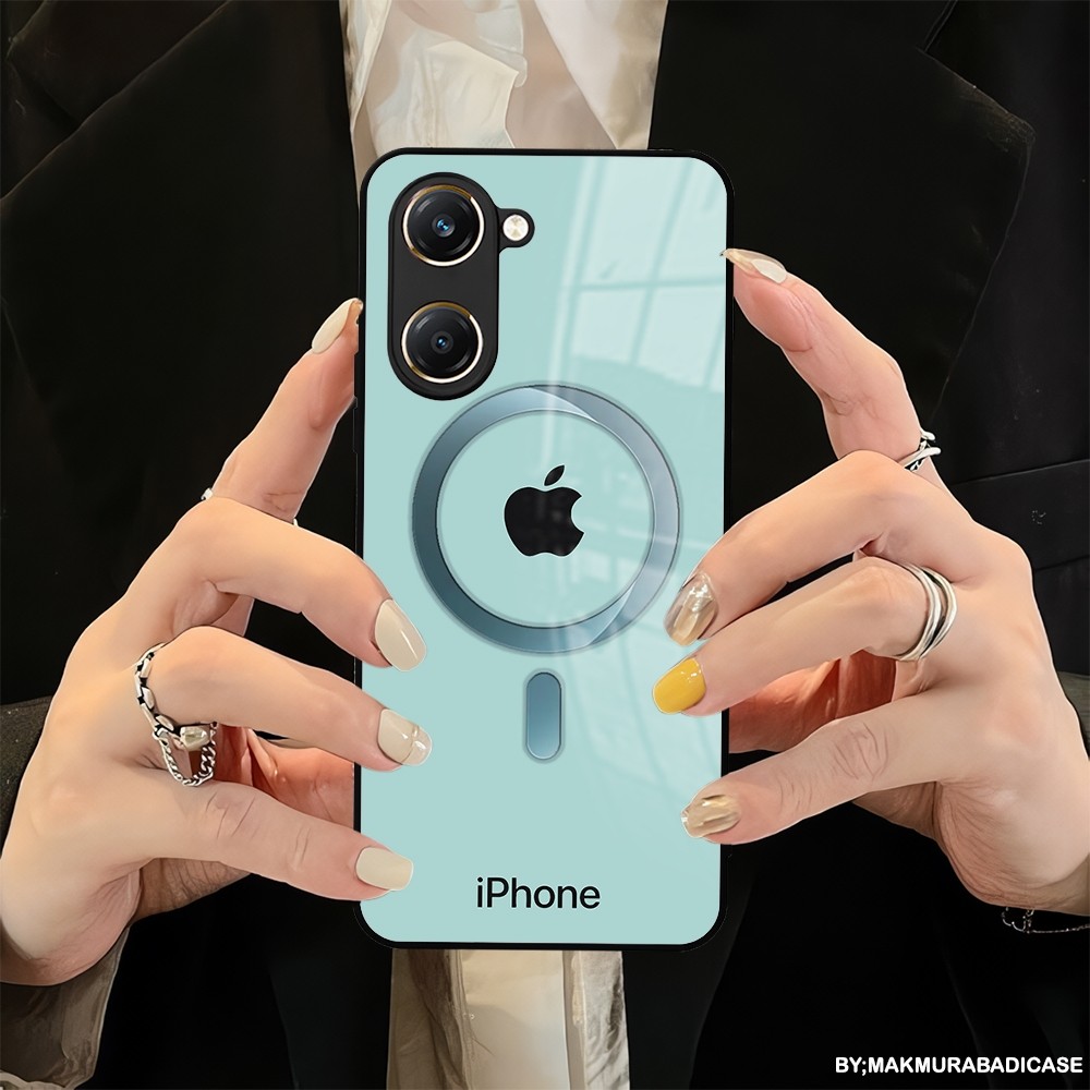 HP Glossy 2D Glass Softcase สําหรับ Vivo Y03 - Vivo Y03T - Vivo Y18 เคสล่าสุด - เคสซิลิโคน TPU