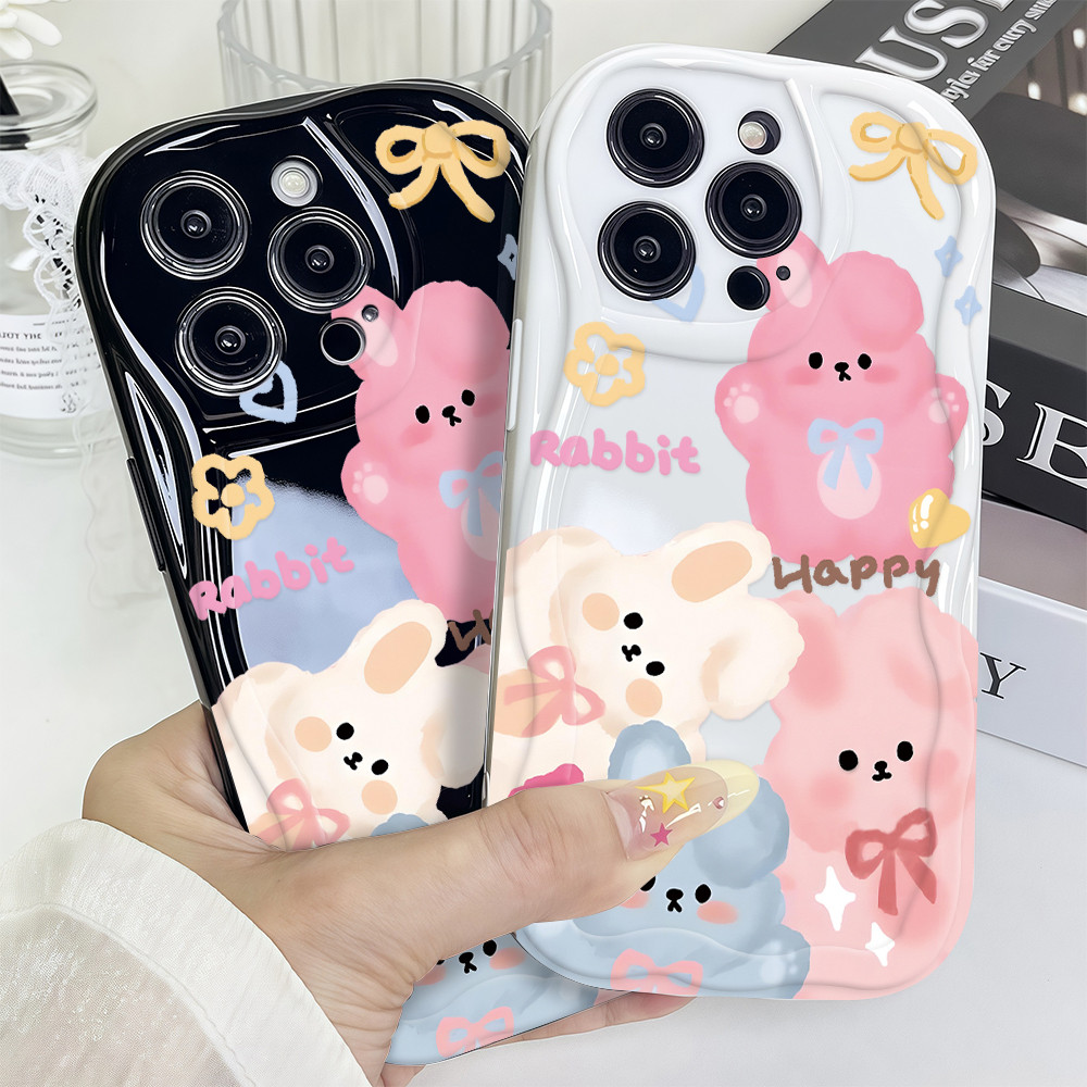 จัดส่งในพื้นที่ เปลือกครีม น่ารัก ต่อต้านการตก หลายรูปแบบ For IPhone16 14 13 11 6 7 8 plus Pro Promax X XR XSMAX  NYK114