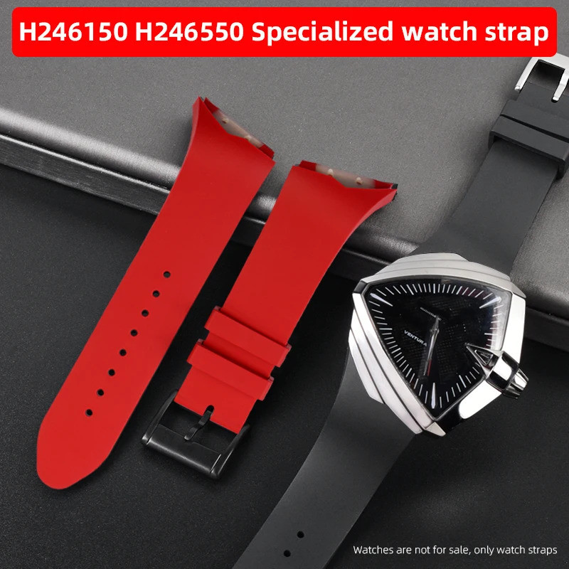 สําหรับสายนาฬิกา Hamilton Ventura H246150 ชม.246550 ชม.246250 สร้อยข้อมือ25มิลลิเมตรที่มีคุณภาพสูงสา