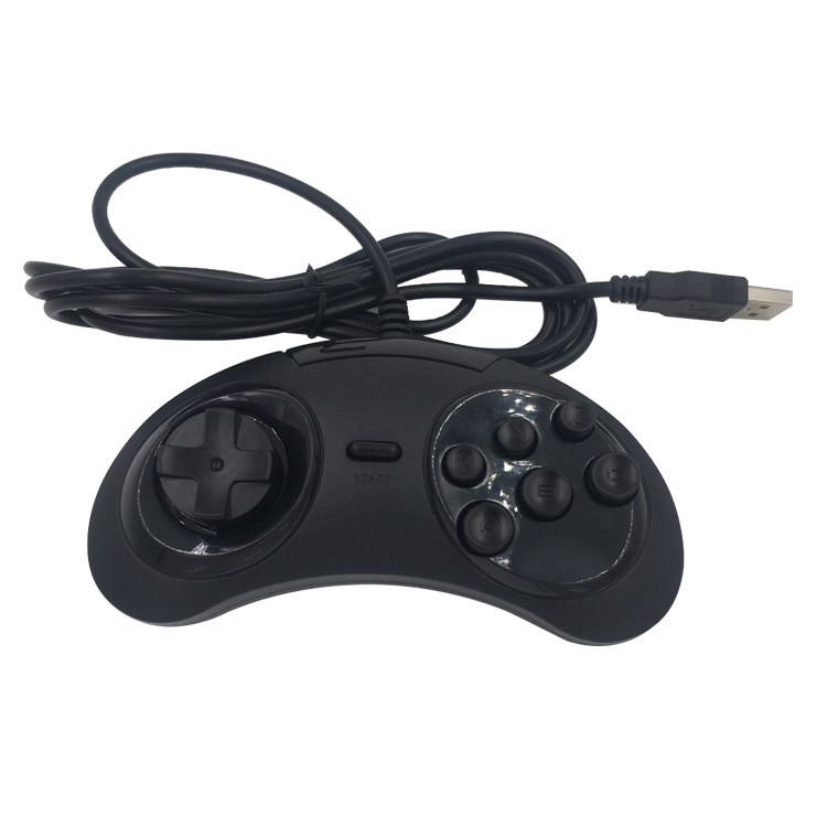 จัดหาโดยตรง USB Gamepad PC คอมพิวเตอร์จับ sega ลักษณะอินเทอร์เฟซ USB Retro Gamepad20251011