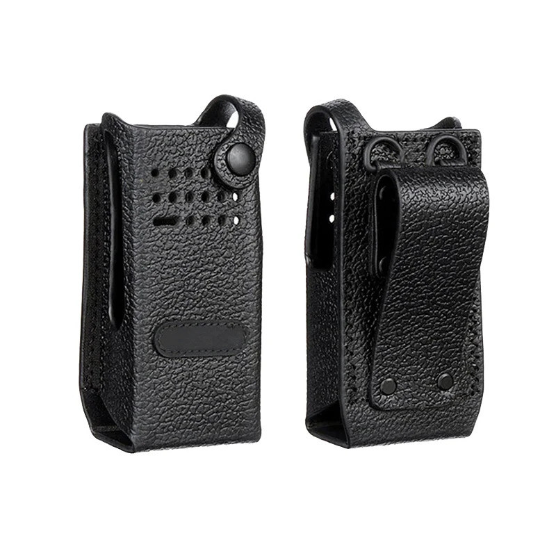 Walkie Talkie Hard Leather Carry Case PMLN5839 สําหรับ Motorola, XPR7000, XPR7350, XPR7350e, DGP8050