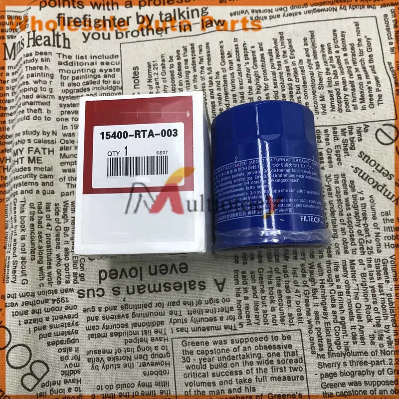 15400-RTA-004 15400-PLC-003 15400-PLM-A01 ใหม่เปลี่ยนกรองน้ํามันสําหรับ Honda Accord Civic Acura ILX