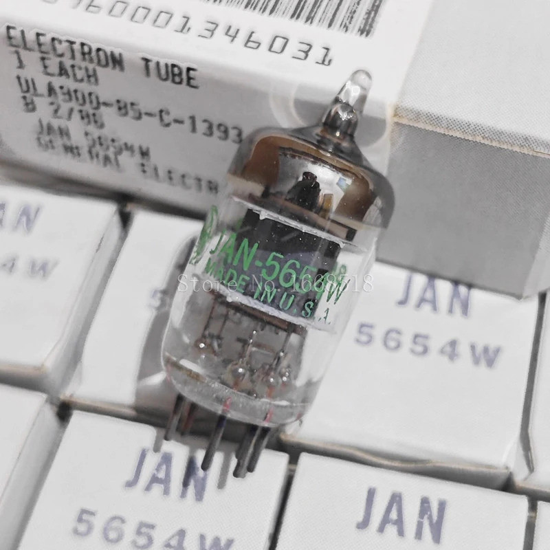 2PCS GE 5654W GE5654 สูญญากาศวาล์วสูญญากาศอิเล็กทรอนิกส์หลอดอัพเกรดสําหรับ 6J1 6m1 6AK5 6J1P EF95 เค