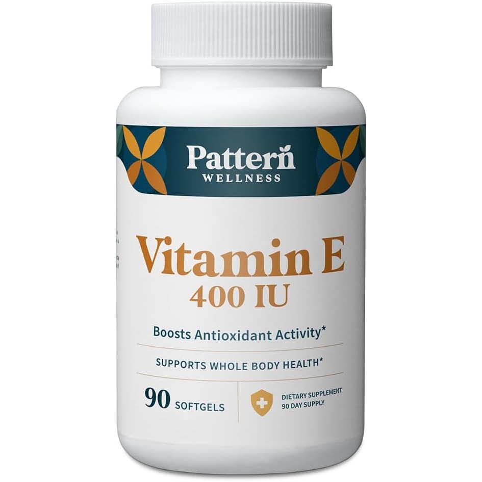 Pattern Wellness วิมินอี 400 IU - กิจกรรมสารต้านอนุมูลอิสระ - รองรับสุขภาพทั้งร่างกาย - ต่อสู้กับเซล