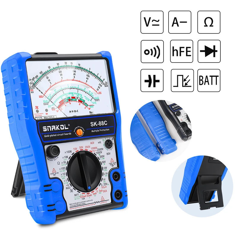 SNAKOL SK88C ตัวชี้แม่เหล็กภายนอก Anti-Burn มัลติมิเตอร์ความแม่นยําสูง Universal Meter มัลติมิเตอร์เ