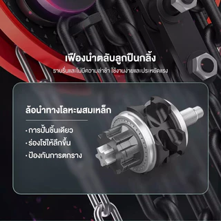 G80 รอกโซ่ 1-3ตัน 2-6เมตร รอกยกของ เครื่องมือ​ช่าง​ รอกโซ่มือสาว โซ่ใช้งานราบลื่นและไม่ติดขัด แบบกลม