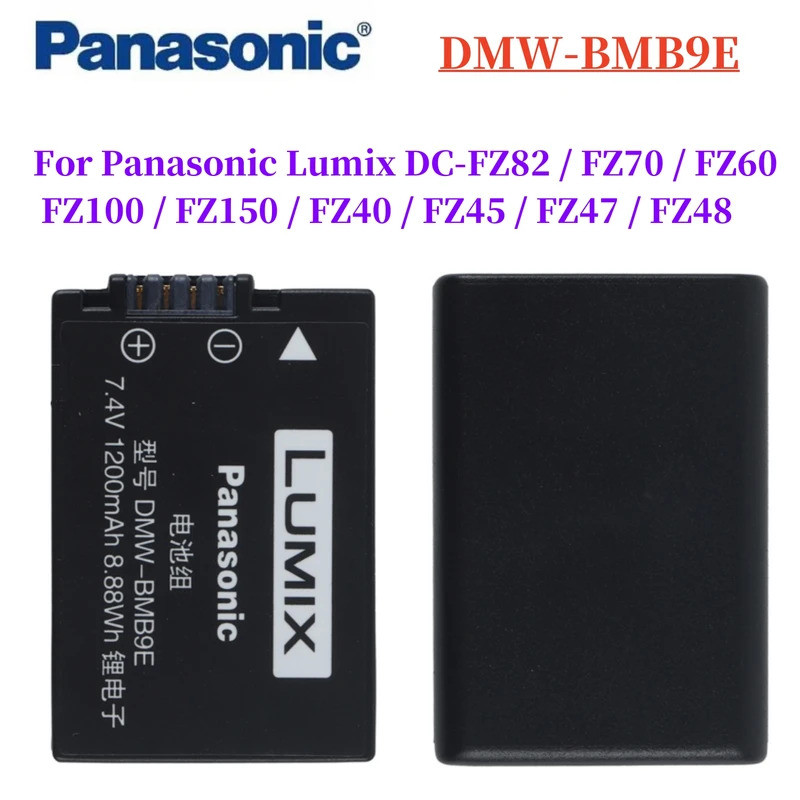 Original DMW-BMB9E DMW BMB9 BMB9E แบตเตอรี่สําหรับ Panasonic Lumix DC-FZ82 FZ70 FZ60 FZ100 FZ150 FZ4