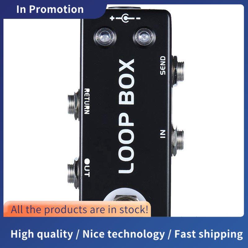 Mini Guitar Effect Pedal Loop Box Switcher Channel Selection True Bypass