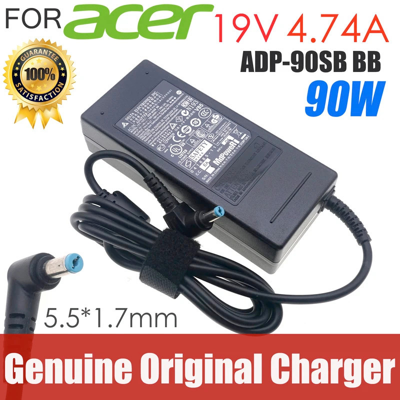 Original สําหรับ ACER 19V 4.74A ADP-90SB BB แล็ปท็อปอะแดปเตอร์ AC ASPIRE V3-571G 4741G 4752G ADP-90C