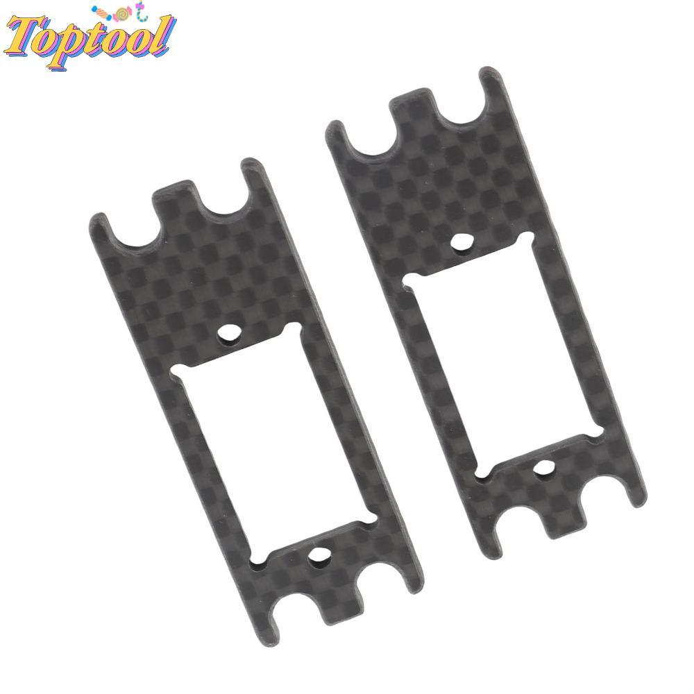 TOPTOOL 2 ชิ้น/เซ็ต Servo อะแดปเตอร์แผ่น,สีดําติดตั้งง่ายคาร์บอนไฟเบอร์ Servo อะแดปเตอร์แผ่น,น้ําหนั