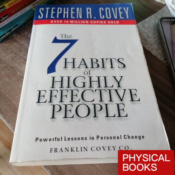 หนังสือภาษาอังกฤษ THE 7HABITS of HIGHLY EFFECTIVE PEOPLE มือสอง HH
