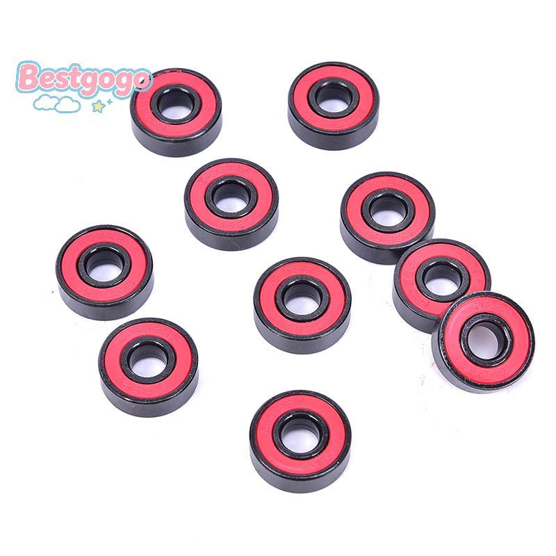 [Bestgogo-t] 10 ชิ้น/เซ็ต 608 2RS Bearing Deep Groove Steel Sealed Ball Bearings 608RS 608-2RS