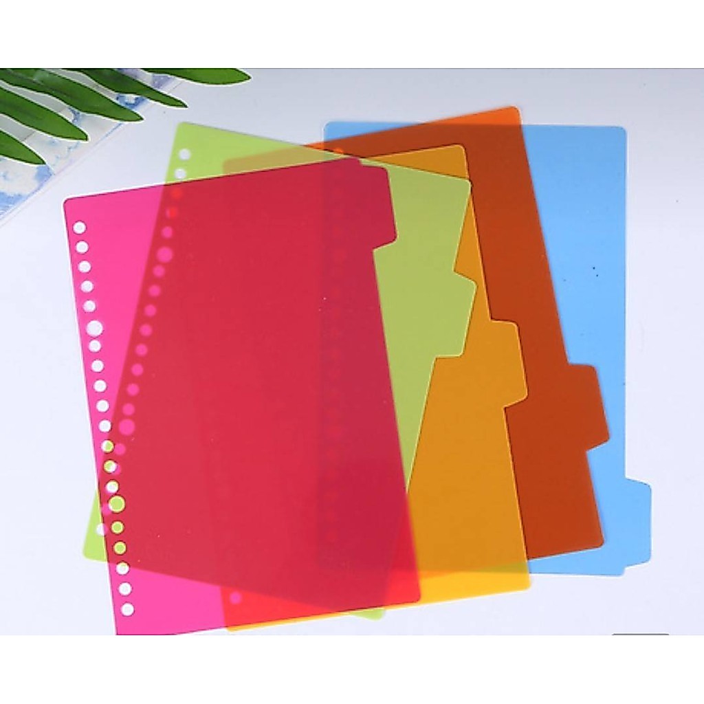 ชุดแผ่นคั่นคละสี A5 / B5  (ใช้กับปกแบบ​ 20​ ห่วง/26​ ห่วงค่ะ - 1 ชุด มี 5 แผ่น)