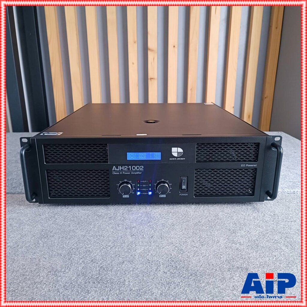 AUDIO JOCKEY A&J AJH-21002 poweramp เครื่องเสียง PA เครื่องขยายเสียง AJH 21002 เพาเวอร์แอมป์ AJH2100
