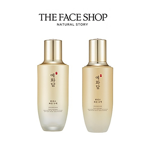 [THE Face SHOP] Yehwadam Hwansaenggo Rejuvenating Radiance Toner / Emulsion