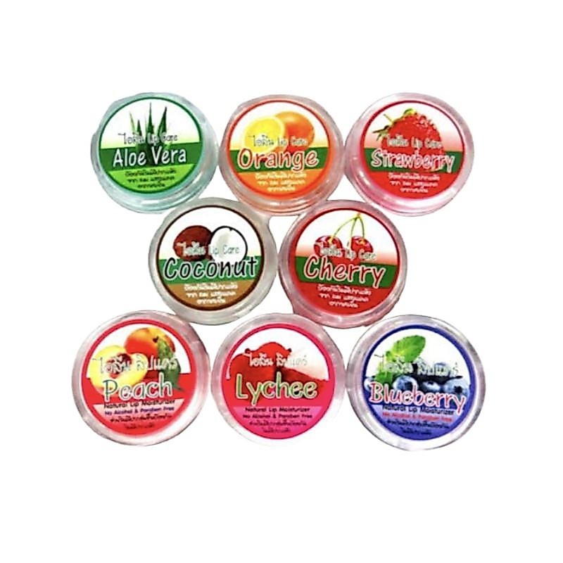 ไอลีนลิป Ilene ลิปแคร์ บำรุงริมฝีปาก coconut mango lip balm 10g. คละกลิ่น