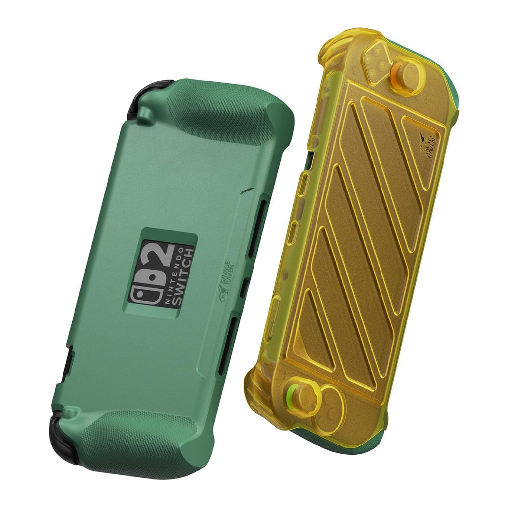 [ส่งด่วน]  (เคส+ฝาหน้า) HardShell Front Cover Bundle for Switch 2 Stand Grip Savage Raven by Skull & Co. ของแท้ มีประกัน รูปที่ 5