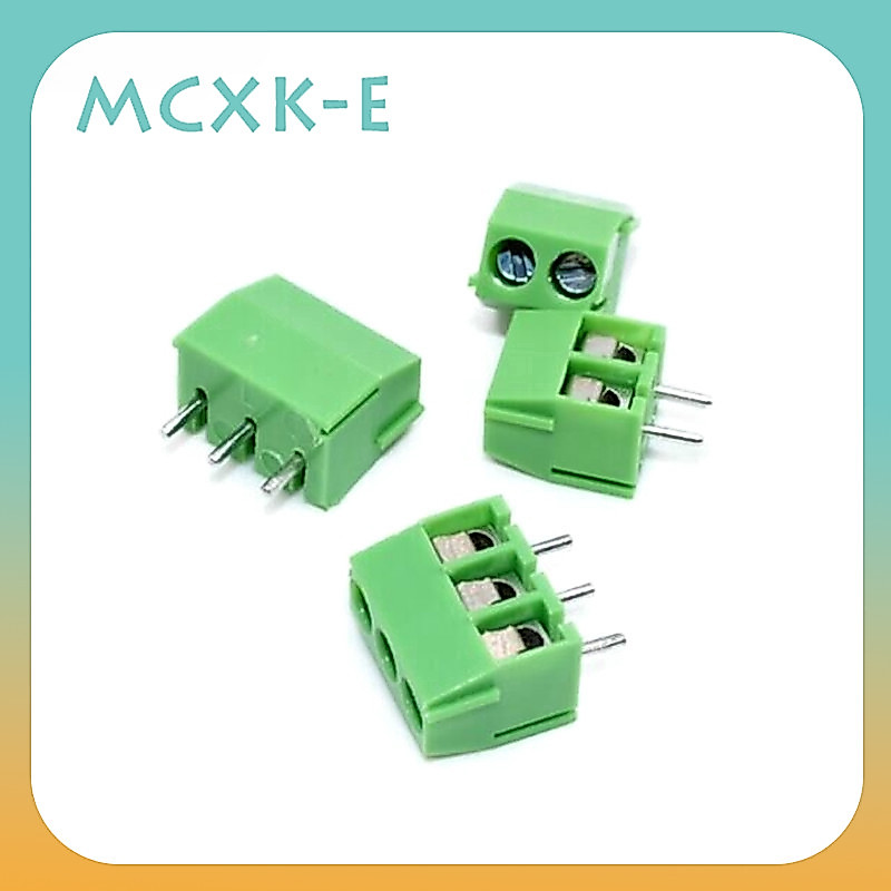 10pcs KF350 3.5 มม.สกรู Terminal Connector 2P 3P สีเขียว PCB Terminal Block สามารถ spliced