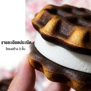 สกุชชี่คุกกี้โอรีโอ Squishy ขนมจำลองนุ่มหนึบ คืนตัวช้า บีบคลายเครียด ของเล่นวางโต๊ะทำงาน