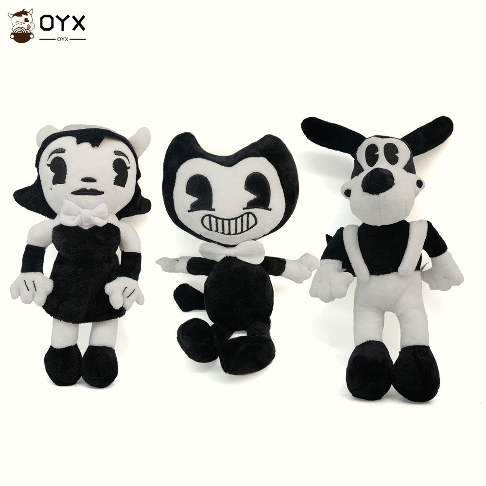 Bendy Ink Plush Doll - Thriller Girls Movie Model ตุ๊กตาของเล่นสําหรับวันฮาโลวีน
