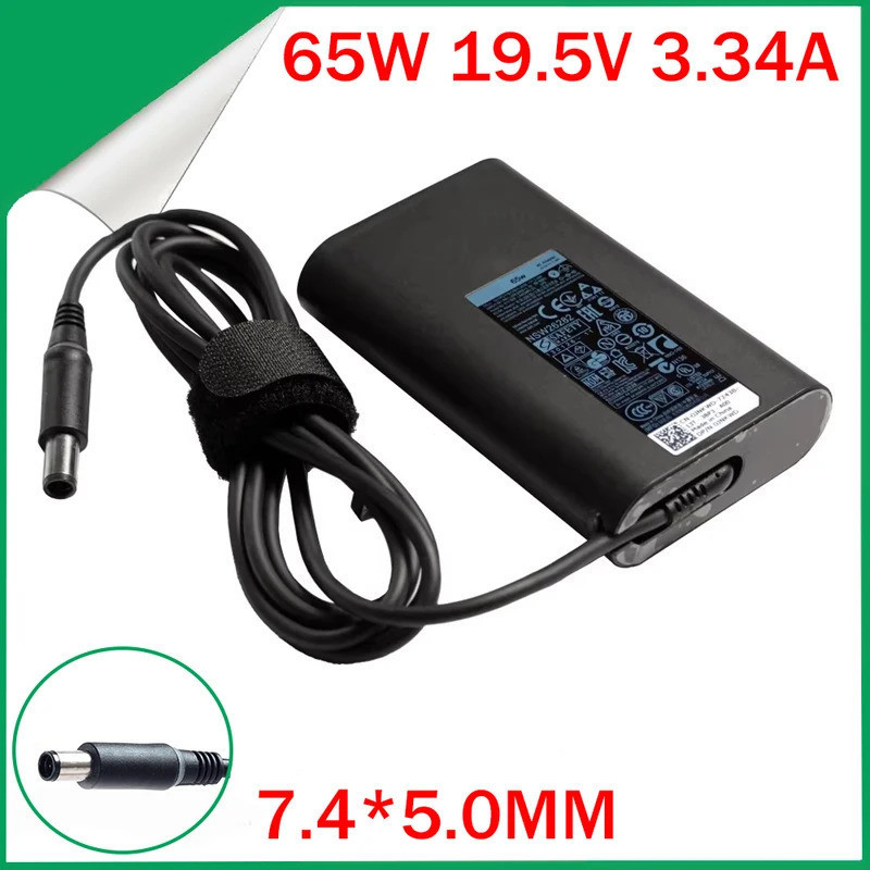 19.5V 3.34A 65W 7.4*5.0 มม.AC แล็ปท็อปอะแดปเตอร์ชาร์จสําหรับ Dell Latitude E5250 E5440 E5450 E5540 E