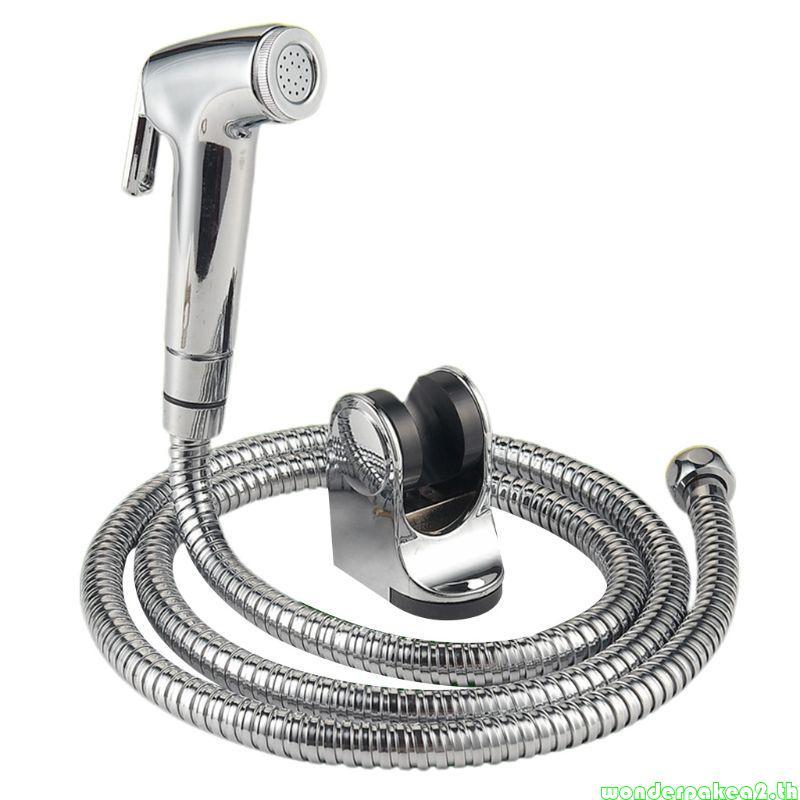 Wonderpake2 Bidet ทําความสะอาดก๊อกน้ําชุด Bidet Sprayer แบบพกพาพร้อมตัวยึดท่อสปริง