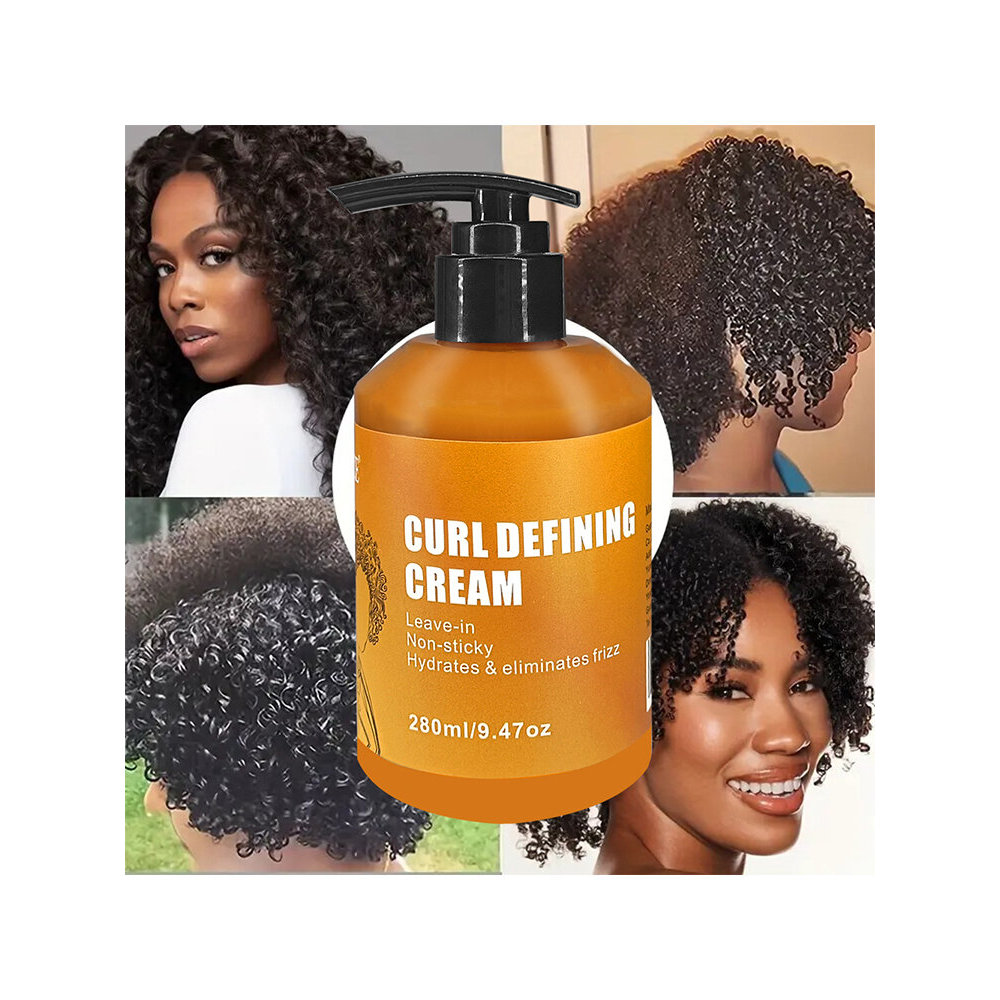 GZE CURL DEFINING CREAM with Argan Oil for Wavy and Curly Hair Moisturizer and Deep Conditioning for