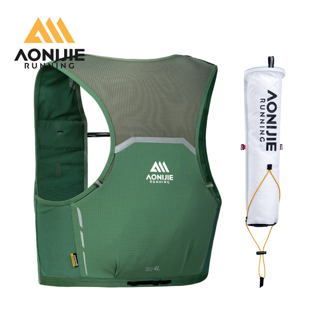 AONIJIE MB-4L Hydration Vest ผู้หญิงผู้ชายสําหรับ Marathon Race Jogging Trail กระเป๋าเป้สะพายหลังขี่