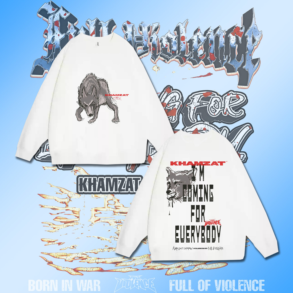 🏆【เตรียมจัดส่ง】Hamzat Chimayev wins UFC 319 เสื้อสเวตเชิ้ตคอกลมแขนยาว พิมพ์ลายคอตตอน นุ่ม ใส่สบาย #4